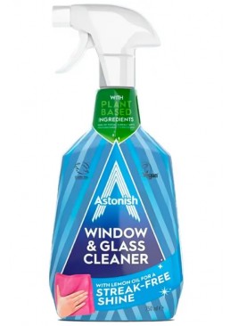 Средство для мытья окон и стекла без разводов Astonish, 750 мл